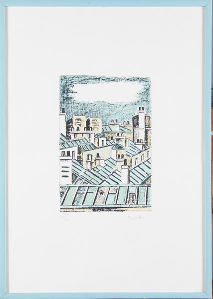 Orfeo Tamburi : Tetti e camini  - Asta Arte moderna e contemporanea - Associazione Nazionale - Case d'Asta italiane