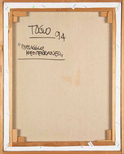 Enzo Migneco Togo : Paesaggio mediterraneo  - Asta Arte moderna e contemporanea - Associazione Nazionale - Case d'Asta italiane