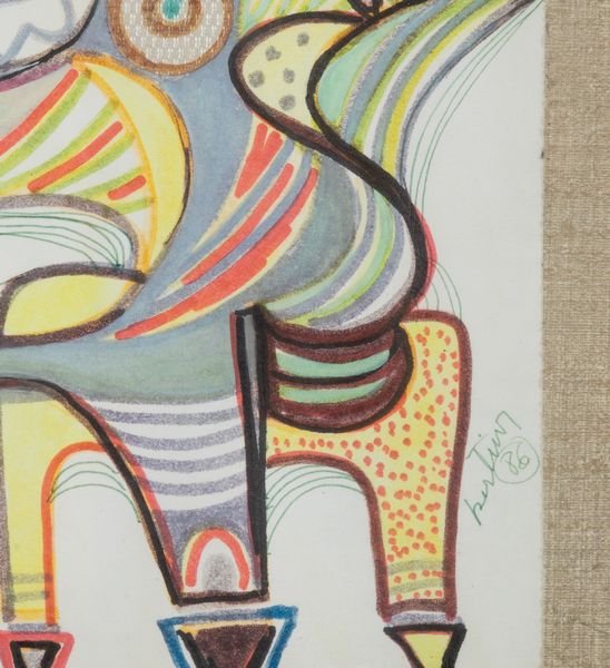 Bertina Lopes : Totem  - Asta Arte moderna e contemporanea - Associazione Nazionale - Case d'Asta italiane