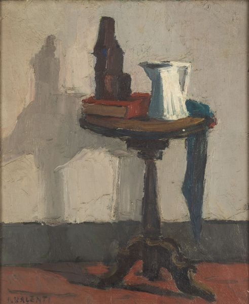 Italo Valenti : Tavolino con oggetti  - Asta Arte moderna e contemporanea - Associazione Nazionale - Case d'Asta italiane