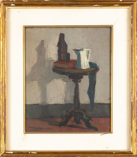 Italo Valenti : Tavolino con oggetti  - Asta Arte moderna e contemporanea - Associazione Nazionale - Case d'Asta italiane