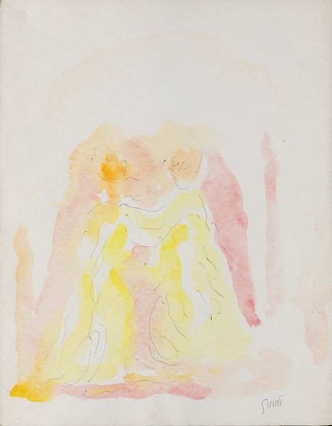 VIRGILIO GUIDI : Incontro  - Asta Arte moderna e contemporanea - Associazione Nazionale - Case d'Asta italiane