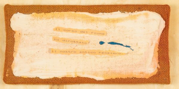 UGO CARREGA : Il corso del fiume ha dirottato il nostro antico pensiero  - Asta Arte moderna e contemporanea - Associazione Nazionale - Case d'Asta italiane