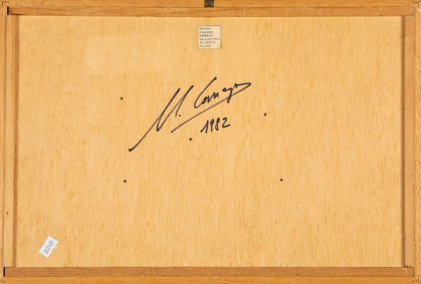 UGO CARREGA : Il corso del fiume ha dirottato il nostro antico pensiero  - Asta Arte moderna e contemporanea - Associazione Nazionale - Case d'Asta italiane