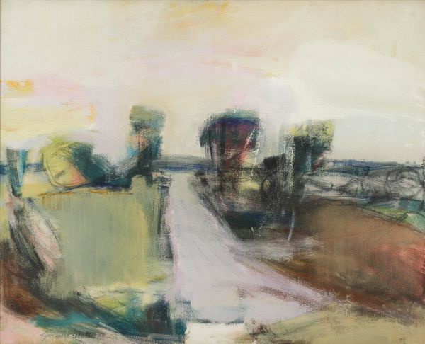 Giuseppe Motti : Colline  - Asta Arte moderna e contemporanea - Associazione Nazionale - Case d'Asta italiane