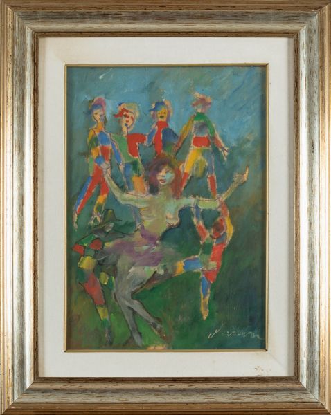 MINO MACCARI : Arlecchini  - Asta Arte moderna e contemporanea - Associazione Nazionale - Case d'Asta italiane