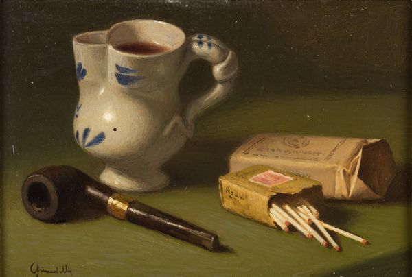 Vincenzo Ghirardelli : Pipa con fiammiferi  - Asta Arte moderna e contemporanea - Associazione Nazionale - Case d'Asta italiane
