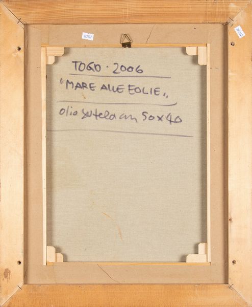 Enzo Migneco Togo : Mare alle Eolie  - Asta Arte moderna e contemporanea - Associazione Nazionale - Case d'Asta italiane