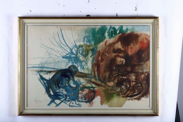 GIUSEPPE ZIGAINA : Senza titolo  - Asta Arte moderna e contemporanea - Associazione Nazionale - Case d'Asta italiane