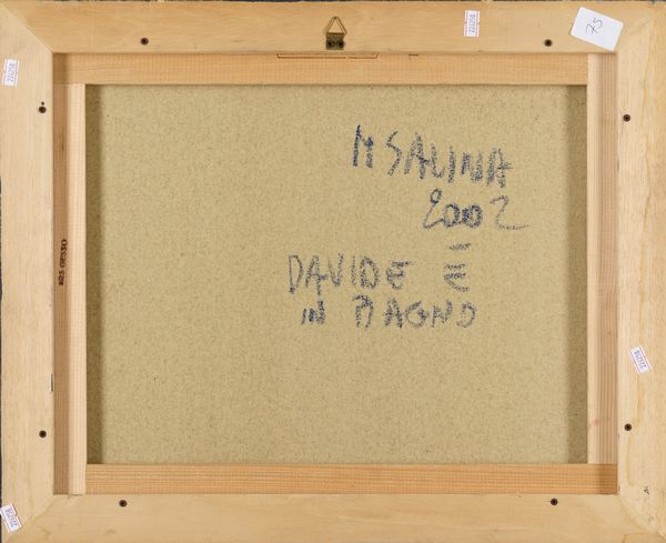Mario Salina : Davide � in bagno  - Asta Arte moderna e contemporanea - Associazione Nazionale - Case d'Asta italiane