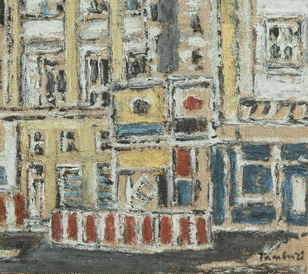Orfeo Tamburi : Case vecchia Parigi  - Asta Arte moderna e contemporanea - Associazione Nazionale - Case d'Asta italiane