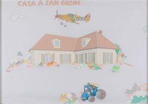 LUCA ALINARI : Casa a San Gusm  - Asta Arte moderna e contemporanea - Associazione Nazionale - Case d'Asta italiane