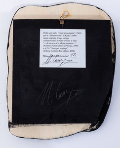 UGO CARREGA : ...di traverso a la Mente, eccetera  - Asta Arte moderna e contemporanea - Associazione Nazionale - Case d'Asta italiane