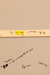 Gastone Biggi : Partitura per un progetto di neve  - Asta Arte moderna e contemporanea - Associazione Nazionale - Case d'Asta italiane