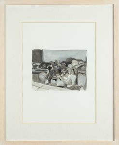 Paolo Chiasera : Young Dictator�s village  - Asta Arte moderna e contemporanea - Associazione Nazionale - Case d'Asta italiane