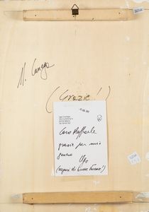 UGO CARREGA : Tutto � materia  - Asta Arte moderna e contemporanea - Associazione Nazionale - Case d'Asta italiane