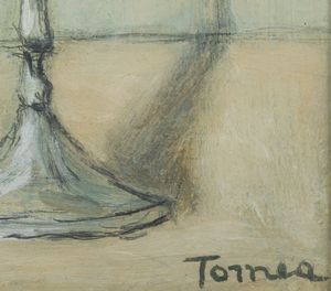 FIORENZO TOMEA : I due candelieri  - Asta Arte moderna e contemporanea - Associazione Nazionale - Case d'Asta italiane