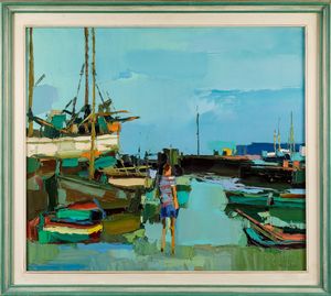 Nicola Simbari : Senza titolo  - Asta Arte moderna e contemporanea - Associazione Nazionale - Case d'Asta italiane