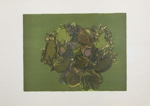 Ennio Morlotti : Fiori  - Asta Arte moderna e contemporanea - Associazione Nazionale - Case d'Asta italiane