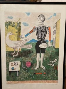 Franco Gentilini : Senza titolo  - Asta Arte moderna e contemporanea - Associazione Nazionale - Case d'Asta italiane