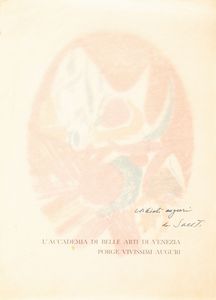 BRUNO SAETTI : Senza Titolo  - Asta Arte moderna e contemporanea - Associazione Nazionale - Case d'Asta italiane