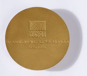 Giò Pomodoro : COGEFAR - 30 anni di lavoro nel mondo (1959-1989)  - Asta Arte moderna e contemporanea - Associazione Nazionale - Case d'Asta italiane