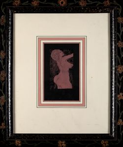ERNST FUCHS : Senza titolo (Ritratto femminile)  - Asta Arte moderna e contemporanea - Associazione Nazionale - Case d'Asta italiane