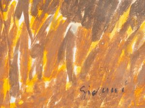 PIERO GIUNNI : Senza Titolo  - Asta Arte moderna e contemporanea - Associazione Nazionale - Case d'Asta italiane