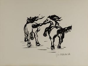 Artista non identificato : Senza titolo  - Asta Arte moderna e contemporanea - Associazione Nazionale - Case d'Asta italiane