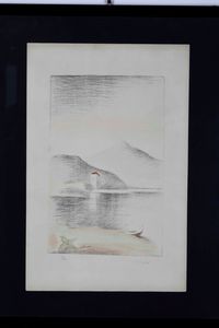 Carlo Carrà - Paesaggio del lago