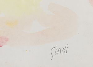 VIRGILIO GUIDI : Incontro  - Asta Arte moderna e contemporanea - Associazione Nazionale - Case d'Asta italiane