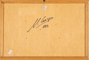 UGO CARREGA : Il corso del fiume ha dirottato il nostro antico pensiero  - Asta Arte moderna e contemporanea - Associazione Nazionale - Case d'Asta italiane