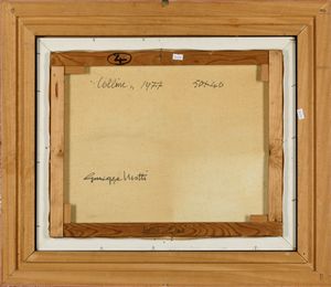 Giuseppe Motti : Colline  - Asta Arte moderna e contemporanea - Associazione Nazionale - Case d'Asta italiane