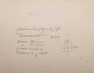 Alessandro Algardi : Manoscritto  - Asta Arte moderna e contemporanea - Associazione Nazionale - Case d'Asta italiane