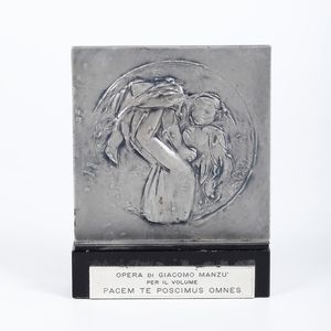 Giacomo Manzù - Scultura per il volume Pacem Te Poscimus Omnes