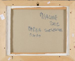 Mario Salina : Marisa sorseggia piano  - Asta Arte moderna e contemporanea - Associazione Nazionale - Case d'Asta italiane