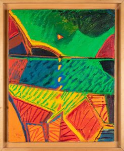 Enzo Migneco Togo : Mare alle Eolie  - Asta Arte moderna e contemporanea - Associazione Nazionale - Case d'Asta italiane