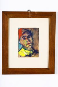 Artista non identificato - Figura maschile con cappello rosso