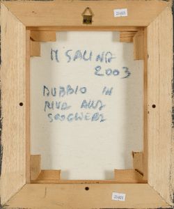 Mario Salina : Dubbio in riva alla scogliera  - Asta Arte moderna e contemporanea - Associazione Nazionale - Case d'Asta italiane