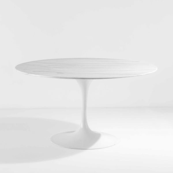 EERO SAARINEN : Tavolo rotondo mod. Tulip  - Asta Design 200 - Associazione Nazionale - Case d'Asta italiane
