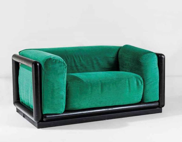 Carlo Scarpa : Poltrona mod. Cornaro  - Asta Design 200 - Associazione Nazionale - Case d'Asta italiane