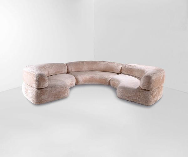 Ennio Chiggio : Divano modulare mod. Environ Zero  - Asta Design 200 - Associazione Nazionale - Case d'Asta italiane