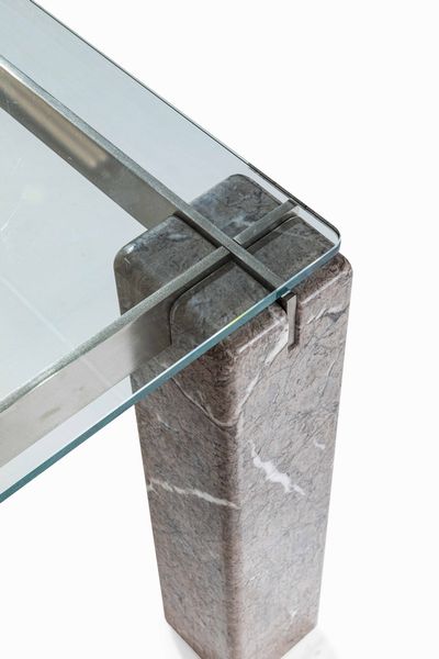 Renato Polidori : Tavolo rettangolare mod. Faraone  - Asta Design 200 - Associazione Nazionale - Case d'Asta italiane