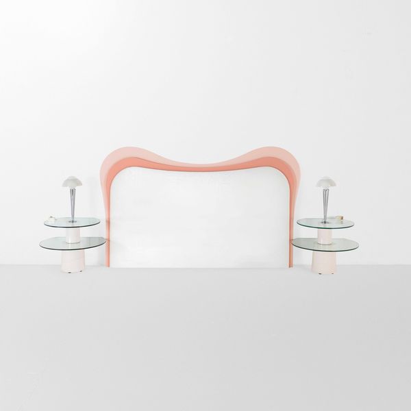 SERGIO ASTI : Set di testiera con due comodini  - Asta Design 200 - Associazione Nazionale - Case d'Asta italiane