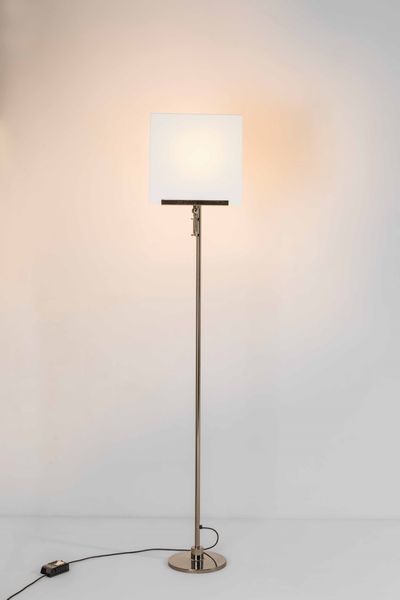 Luigi Figini e Gino Pollini : Lampada da terra mod. Spartito  - Asta Design 200 - Associazione Nazionale - Case d'Asta italiane