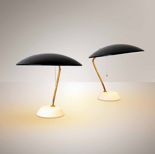 STILNOVO : Due lampade da tavolo  - Asta Design 200 - Associazione Nazionale - Case d'Asta italiane