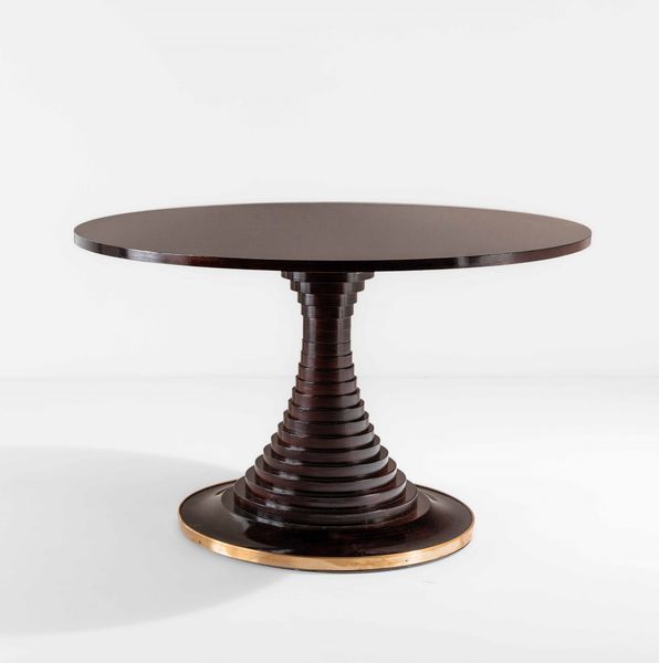 Carlo De Carli : Tavolo rotondo  - Asta Design 200 - Associazione Nazionale - Case d'Asta italiane