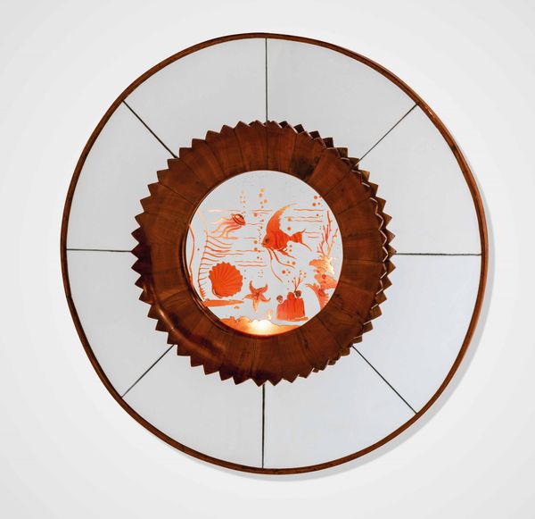 MARELLI : Specchio luminoso da parete  - Asta Design 200 - Associazione Nazionale - Case d'Asta italiane