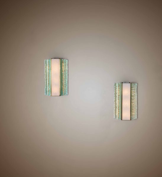 MAX INGRAND : Due lampade da parete  - Asta Design 200 - Associazione Nazionale - Case d'Asta italiane