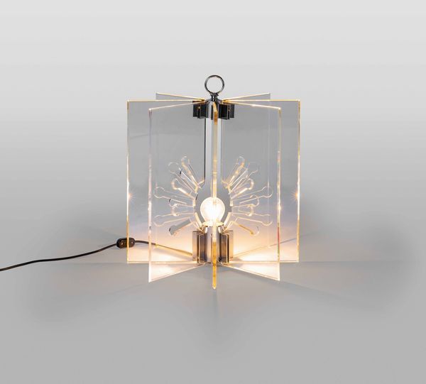 Franco Albini e Franca Helg : Lampada da tavolo mod. 524  - Asta Design 200 - Associazione Nazionale - Case d'Asta italiane